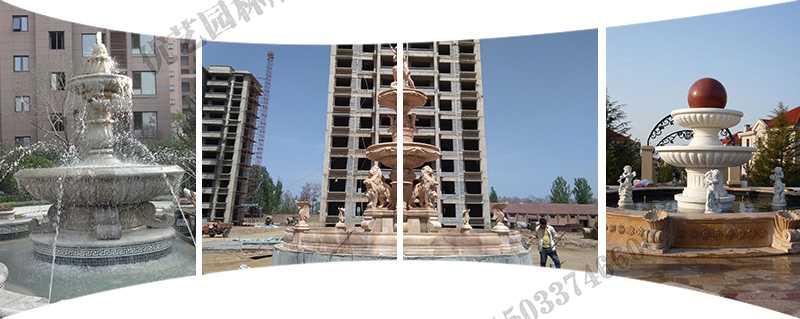 大理石景觀噴泉安裝，大型景觀噴泉廠家，景觀石雕噴泉廠家