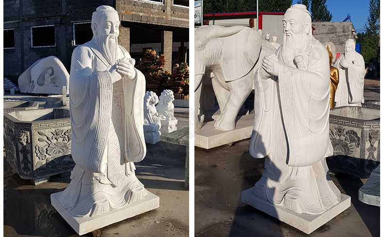 校園孔子像，學(xué)校孔子雕像，孔子景觀雕塑