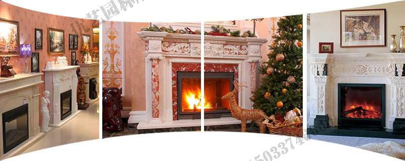 歐式壁爐架實景，大理石壁爐架定制，石雕壁爐架工廠