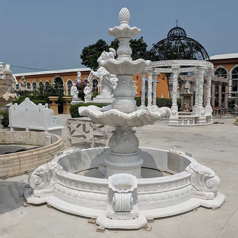 海螺大理石噴泉，海螺噴泉，大理石噴泉，石雕噴泉廠家