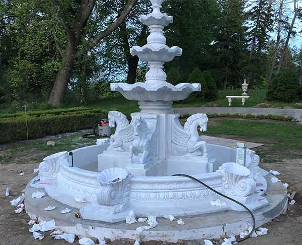 石雕噴泉廠家關(guān)于噴泉擺放的意義