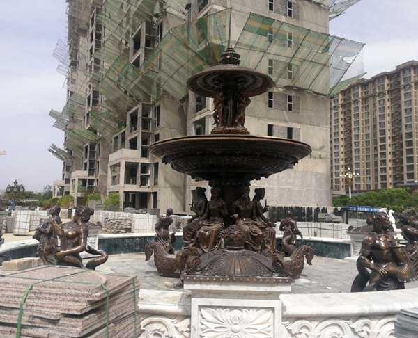 景觀雕塑定制，大型銅雕塑工廠