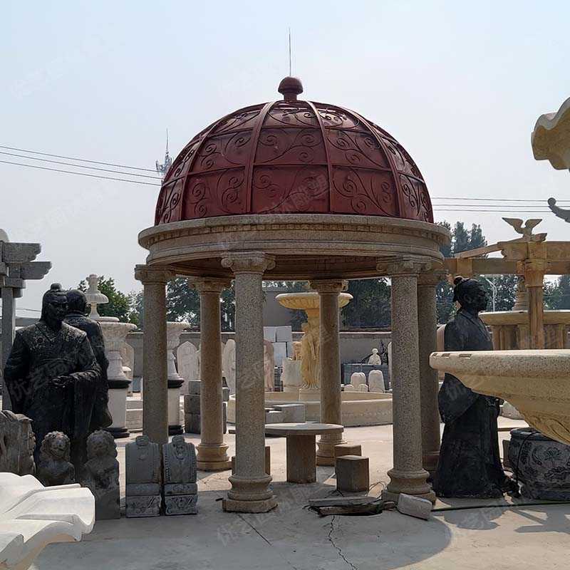 景觀雕塑定制，石雕涼亭如何保養(yǎng)