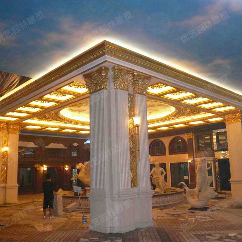 羅馬柱，室內(nèi)羅馬柱