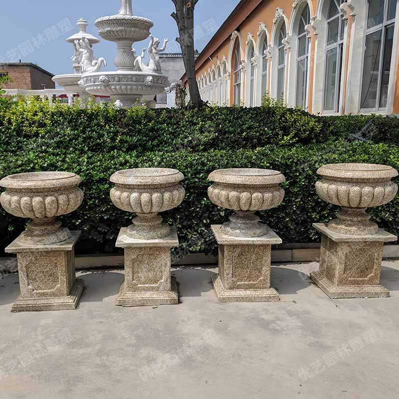 石材花盆，花崗巖花盆