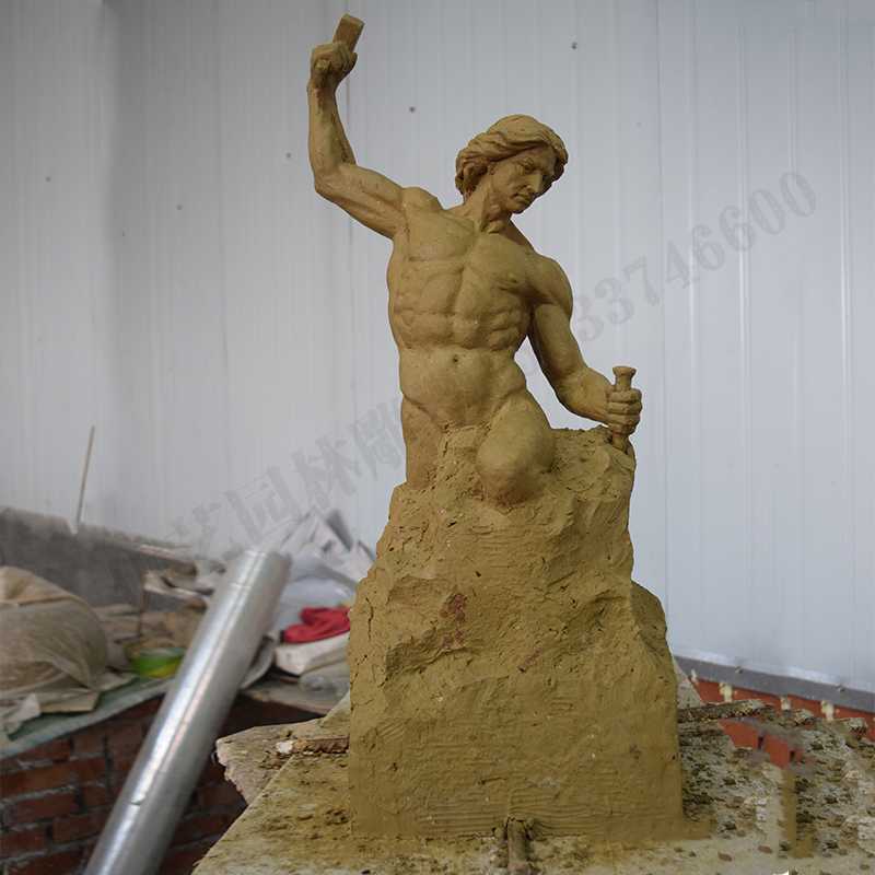 自我雕刻，雕刻自我，自我雕刻雕塑