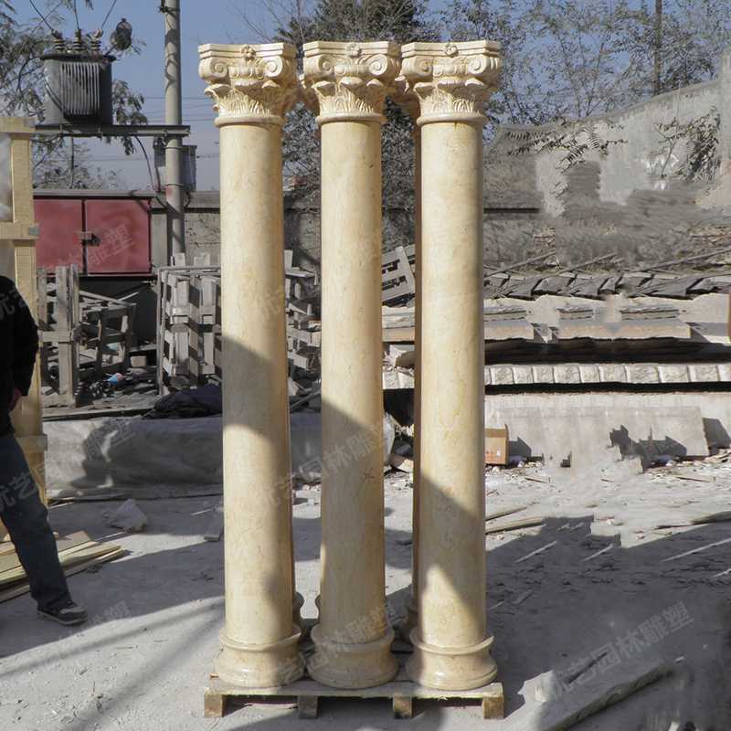 大理石羅馬柱，石材羅馬柱